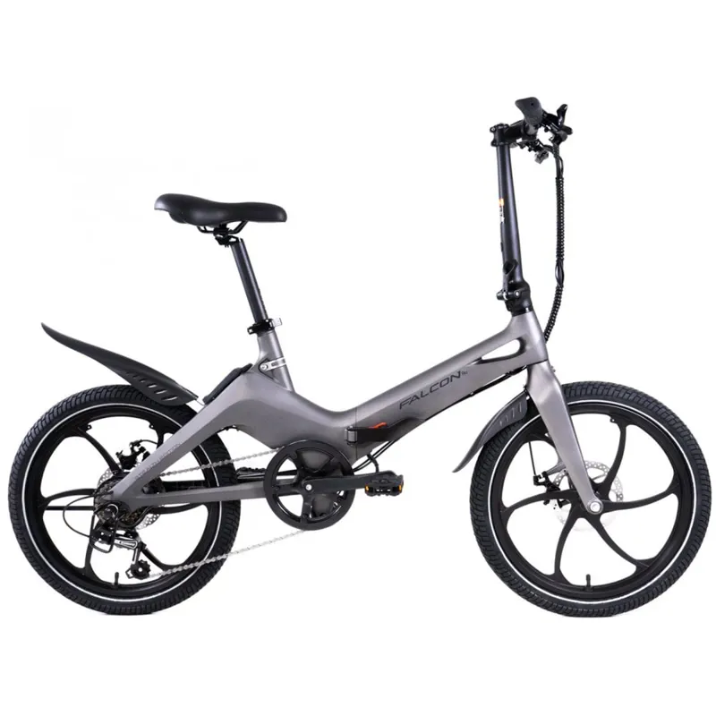 Falcon Flo Folding Electric Bike Stealth Grey